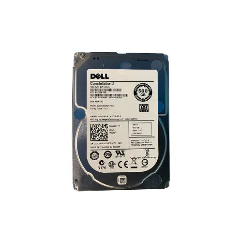 9RZ164-136-DELL - Dell Constellation.2 Series 500GB 7200RPM SATA 6Gb/s 64MB Cache 512 2.5-Inch Hard Drive