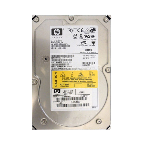 A7384A HP 300GB 10000RPM Ultra320 SCSI Hot-Swappable 80-Pin LVD 3.5-inch Hard Drive