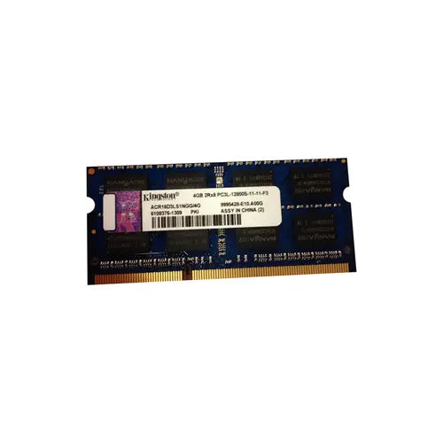 ACR16D3LS1NGG/4G - Kingston 2GB DDR3-1600MHz PC3-12800 non-ECC Unbuffered CL11 204-Pin SoDimm 1.35V Low Voltage Single Rank Memory Module
