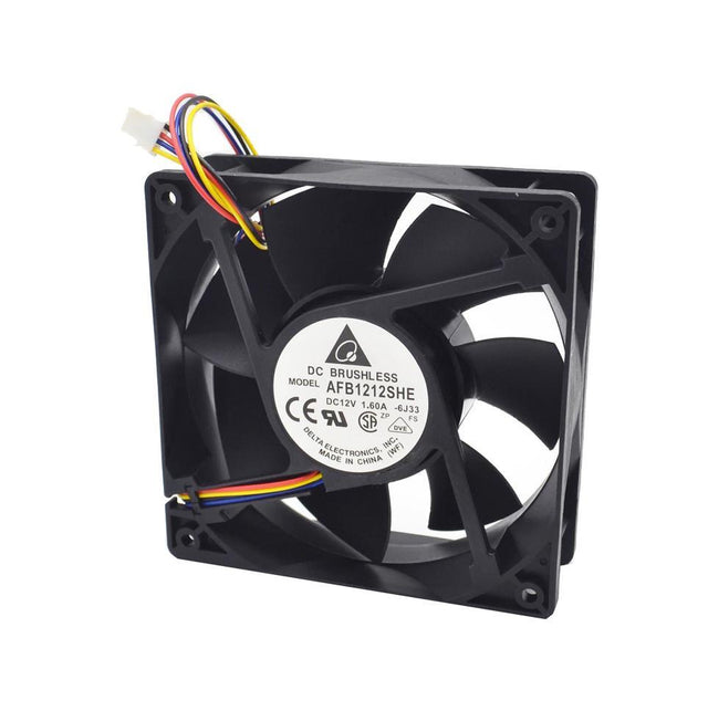 AFB1212SHE-S44T Delta 120x38mm 12V Dc 1.60A 3-Wire Fan