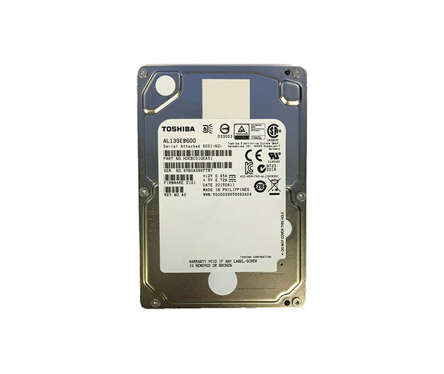 AL13SEB600 - Toshiba 600GB 10000RPM SAS 6Gb/s 2.5-Inch Hard Drive