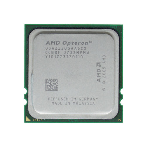 440496-001 HP 2.80GHz 1000MHz FSB 2MB L2 Cache Socket F AMD Opteron 2220 Dual-Core Processor for xw9400 Workstation