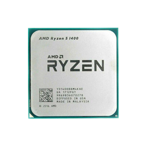 YD1400BBM4KAE AMD Ryzen 5 1400 Quad-Core 3.2GHz 8MB L3 Cache Socket AM4 Processor