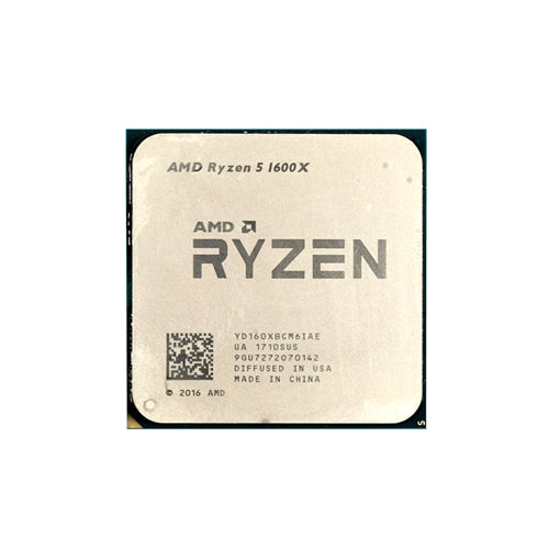 YD160XBCAEWOF AMD Ryzen 5 1600X 6-Core 3.6GHz 16MB L3 Cache Socket AM4 Processor
