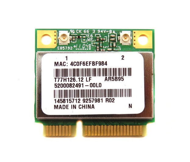 AR5B95 - Dell 1502 Wireless WiFi 150Mb/s PCI Express Half-Height Mini WLAN Card