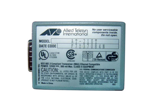 AT-210TS-07D - Allied Telesis 10Base-T AUI to RJ-45 Micro Transceiver Module