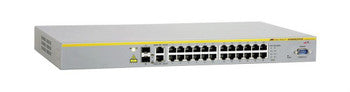 Allied Telesis - AT-8000S/24POE-10 - 24-Ports 10/ 100/ 1000Base-T Managed PoE Switch with 2 SFP Ports