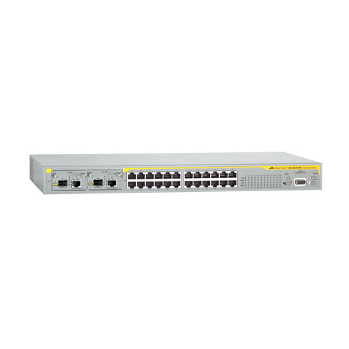 AT-8624T/2M-40 Allied Telesis 8600 Series 24 x Ports 10/100Base-TX + 2 x Module Bays uplink Layer 3 Managed Fast Ethernet Network Switch