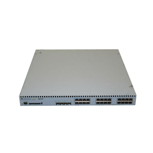 AT-9924T/4SP-P Allied Telesis AT-9900 24 x Ports 1000Base-T + 4 x Ports Combo SFP Layer 3 Managed Gigabit Ethernet Network Switch