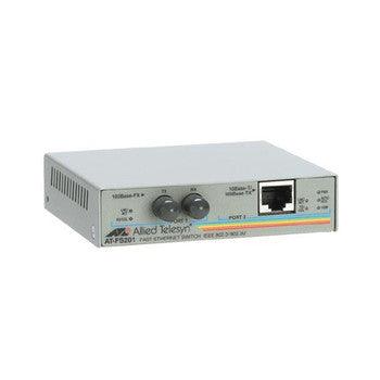 Allied Telesis - AT-FS201-30 - 10/100TX (RJ-45) to 100FX (ST) 2-Port Unmanaged Switch