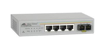 Allied Telesis - AT-FS705EFC/SC-30 - 4-Port 10/100Mbps Unmanaged Switch with one Fiber UL Port (SC)