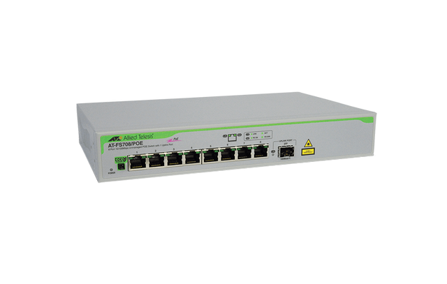 FS700 Series 8 x Ports 10/100Base-TX PoE Rack-mountable Layer 2 Unmanaged Fast Ethernet Network Switch