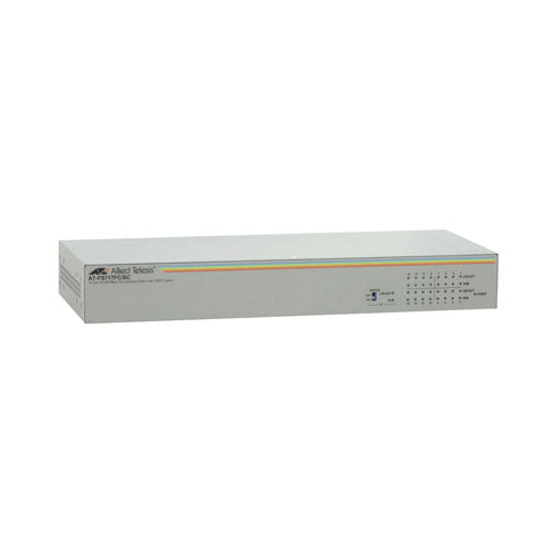 AT-FS717FC/SC-40 Allied Telesis FS700 Series 16 x Ports + 1 x Port 100Base-FX SC Connector uplink Rack-mountable Layer 2 Unmanaged Fast Ethernet Network Switch