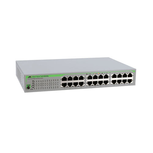 AT-FS724L-10 Allied Telesis FS700 Series 24 x Ports 10/100Base-TX Rack-mountable Layer 2 Unmanaged Fast Ethernet Network Switch
