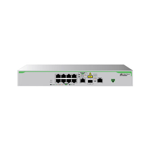 AT-FS980M/9-10 Allied Telesis CentreCOM FS980M AT-FS980M/9 8 x Ports PoE+ 100Base-TX + 1 x Port SFP Combo Layer 3 Managed Fast Ethernet Network Switch