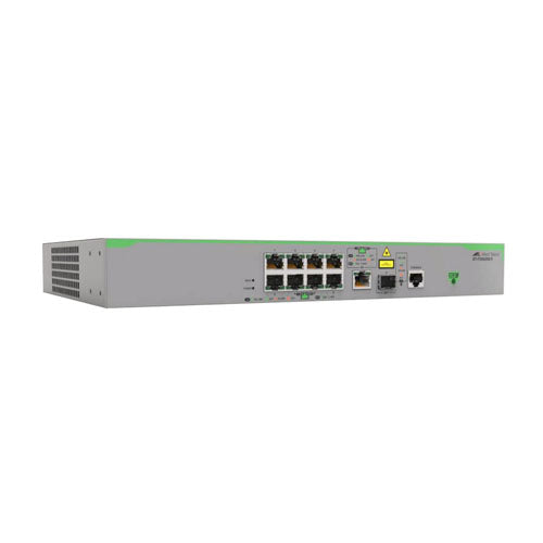 AT-FS980M/9-20 Allied Telesis CentreCOM FS980M Series 8 x Ports 10/100Base-TX + 1 x Port SFP Combo uplink Rack-mountable Layer 3 Managed Fast Ethernet Network Switch
