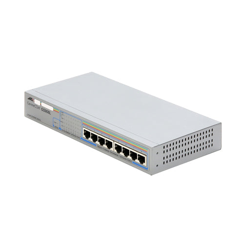 AT-GS908L-40 Allied Telesis GS900 Series 8 x Ports 1000Base-T Rack-mountable Layer 2 Unmanaged Gigabit Ethernet Network Switch