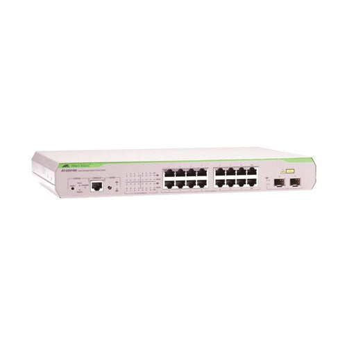 AT-GS916M-40 Allied Telesis CentreCOM G900M Series 14 x Ports 1000Base-T + 2 x Ports SFP Combo Rack-mountable Layer 2 Gigabit Ethernet Access Network Switch