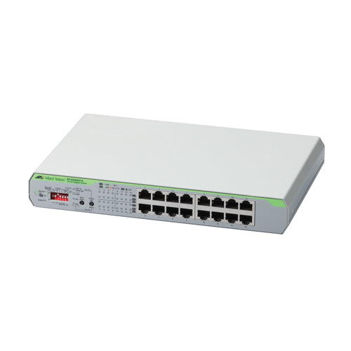 AT-GS920/16-40 Allied Telesis GS920 Series 16 x Ports 1000Base-T Rack-mountable Layer 2 Unmanaged Gigabit Ethernet Network Switch