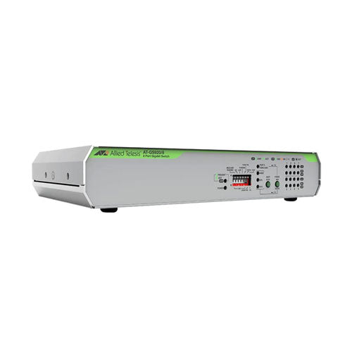 AT-GS920/8-10 Allied Telesis AT-GS920/8 8 x Ports 1000Base-T Laye 2 Unmanaged Rack-mountable Gigabit Ethernet Network Switch