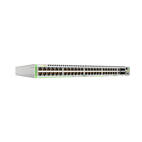 AT-GS948MPX-40 Allied Telesis CentreCOM GS900MPX Series 48 x Ports 1000Base-T PoE+ + 2 x Ports SFP Combo + 2 x Ports SFP+ Rack-mountable Layer 3 Managed Gigabit Ethernet Stackable Network Switch