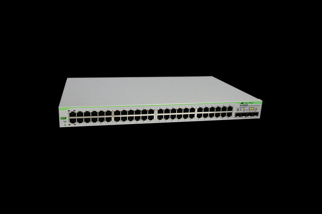 AT-GS950/48-XX - Allied Telesis 48 x Ports 1000Base-T + 4 x Ports Combo SFP 1U Rack-mountable Layer2 Managed Gigabit Ethernet Websmart Network Switch