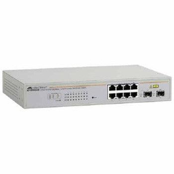 Allied Telesis - AT-GS950/8POE-10 - 8-Ports Gigabit Websmart PoE Switch with 2 SFP