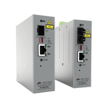 Allied Telesis - AT-IMC200T/SC-980 - IMC200T/SC 1x Network RJ-45 1x SC Ports Multi-mode Fast Ethernet 10/100Base-TX 100Base-FX Standalone Rail-mountable