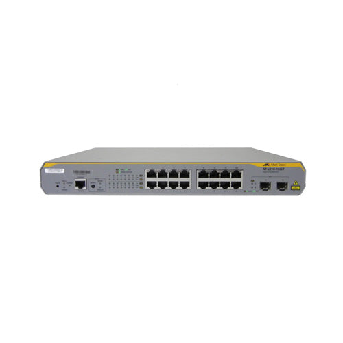 AT-X210-16GT-10 Allied Telesis x210 AT-X210-16GT 14 x Ports 1000Base-T + 2 x Ports Combo SFP Layer 2 Managed Gigabit Ethernet Network Switch