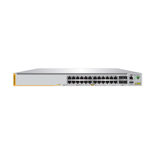 AT-X530-28GPXM Allied Telesis x530 20 x Ports 1000Base-T + 4 x Ports PoE+ GBE + 4 x Ports SFP+ Layer 3 Managed Rack-mountable Stackable Gigabit Ethernet Network Switch
