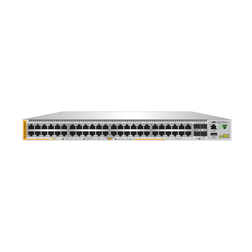 AT-X530-52GPXM-B91 Allied Telesis x530 AT-X530-52GPXM 40 x Ports 1000Base-T + 8 x Ports PoE+ GBE + 4 x Ports SFP+ Layer 3 Managed Rack-mountable Stackable Gigabit Ethernet Network Switch