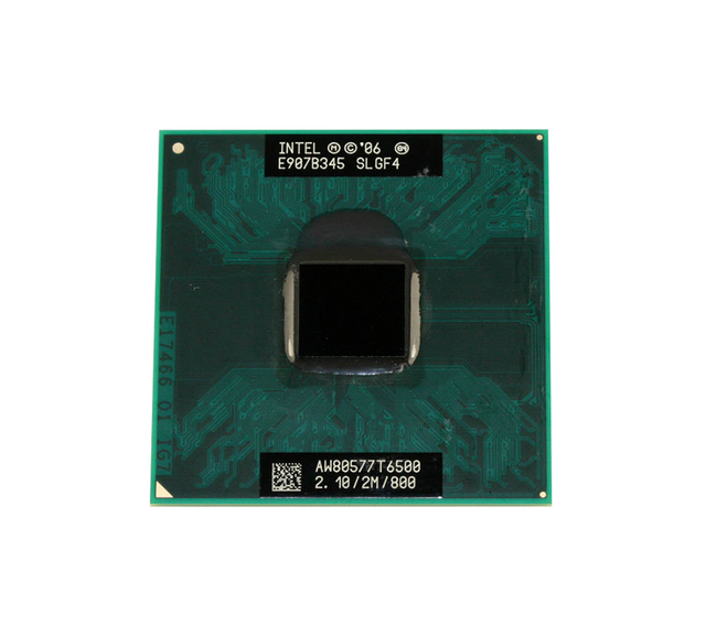 AW80577GG0452ML - Intel Core 2 Duo T6500 Dual-core (2 Core) 2.10GHz 800MHz FSB 2MB L2 Cache Socket PGA478 Processor