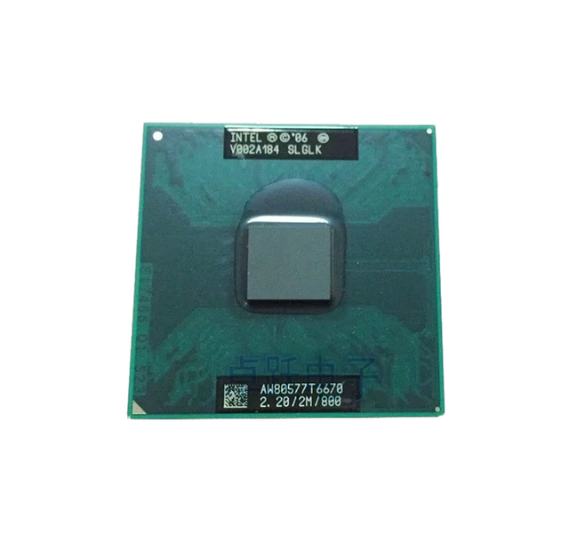 AW80577GG0492MH - Intel Core 2 Duo T6670 Dual-core (2 Core) 2.20GHz 800MHz FSB 2MB L2 Cache Socket PGA478 Processor