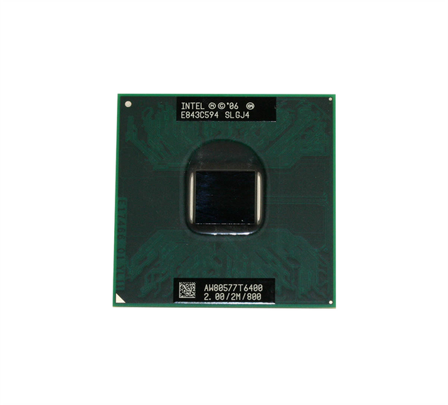 AW80577T6400 - Intel Core 2 Duo T6400 Dual-core (2 Core) 2.00GHz 800MHz FSB 2MB L2 Cache Socket PGA478 Processor