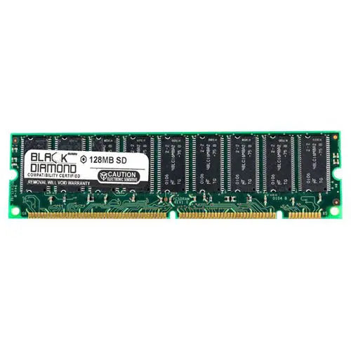 BD128M133MER05 - Black Diamond 128MB PC-133 ECC CL3 168-pin RDIMM 3.3V 1Rx4 Memory Module