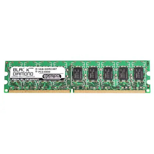 BD1G667MDE10 - Black Diamond 1GB DDR2-667 MHz PC2-5300 ECC CL5 240-pin DIMM 1.8V 2Rx8 Memory Module