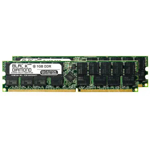 BD1GX2266MER11 - Black Diamond 2GB Kit (2 x 1GB) DDR-266 MHz PC-2100 ECC CL2.5 184-pin RDIMM 2.5V 2Rx4 Memory Module