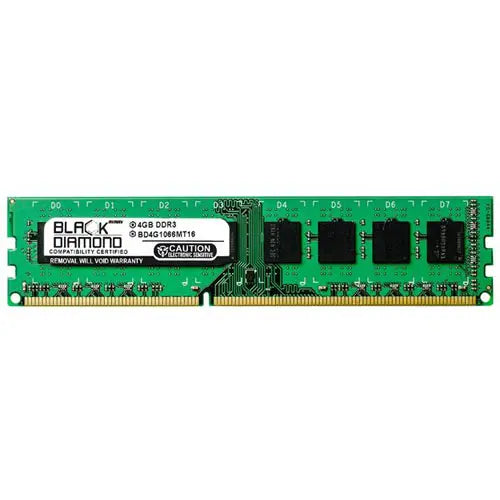 BD4G1066MT16 - Black Diamond 4GB DDR3-1066 MHz non-ECC UnbufferedCL7 240-pin SODIMM 1.2V 2Rx8 Memory Module
