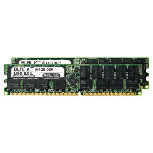 BD4GX2333MER17 - Black Diamond 8GB Kit (2 x 4GB) DDR-333 MHz PC-2700 ECC CL2.5 184-pin RDIMM 2.5V 2Rx4 Memory Module