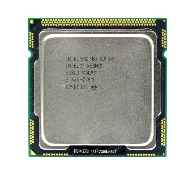 BV80605001911AQ - Intel Xeon X3450 Quad-core (4 Core) 2.66GHz 2.5GT/s DMI 8MB L3 Cache Socket LGA1156 Processor