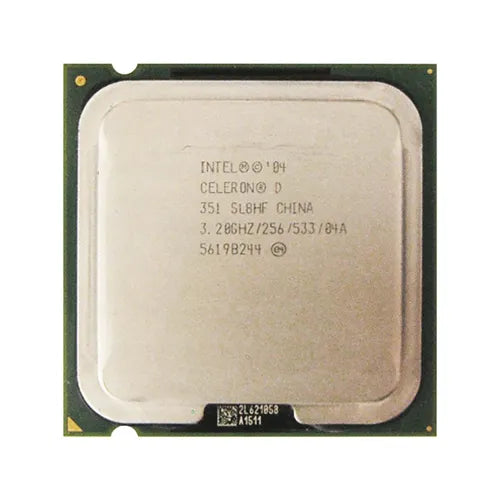 BX80547RE3200CN Intel Celeron D 351 Single-Core 3.20GHz 533MHz FSB 256KB L2 Cache Socket LGA775 Processor