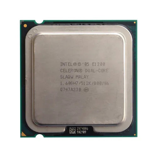 BX80557E1200 Intel Celeron E1200 Dual-Core 1.60GHz 800MHz FSB 512KB L2 Cache Socket LGA775 Processor
