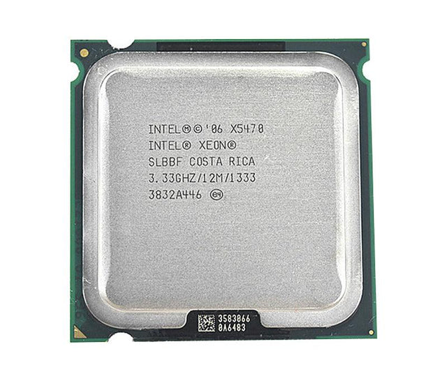 BX80574X5470A - Intel Xeon X5470 Quad Core 3.33GHz 12MB L2 Cache 1333MHz FSB Socket J(LGA771) 45NM 120