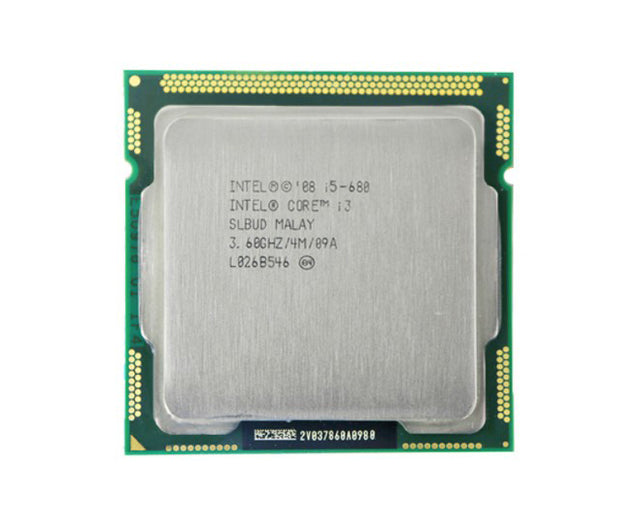 BX80616I5680 - Intel Core i5-680 Dual Core 3.60GHz 2.50GT/s DMI 4MB L3 Cache Socket FCLGA1156 Desktop Processor