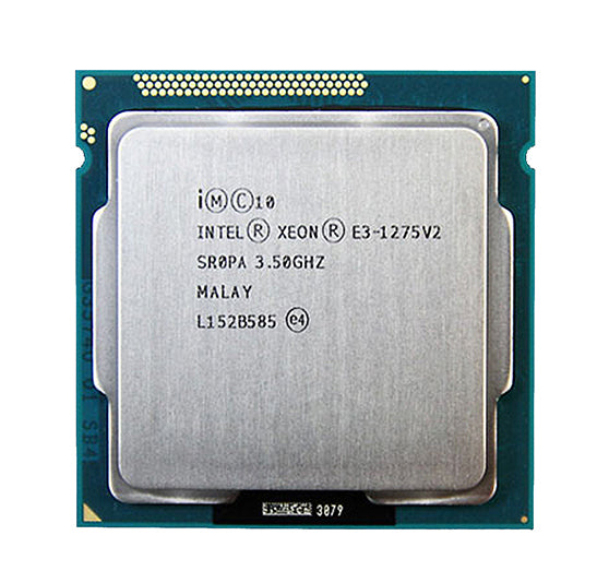 BX80637E31275V2 - Intel Xeon E3-1275 v2 Quad Core 3.50GHz 5.00GT/s DMI 8MB L3 Cache Socket FCLGA1155 Processor