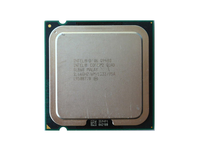 BXC80580Q9400 - Intel Core 2 Quad Q9400 Quad-core (4 Core) 2.66GHz 1333MHz FSB 6MB L2 Cache Socket LGA775 Processor
