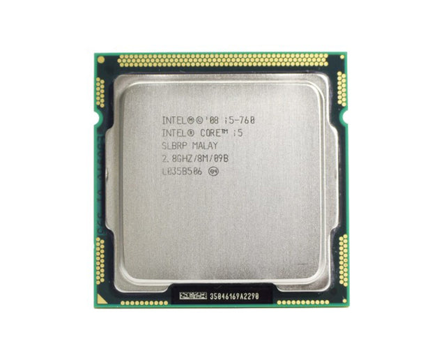BXC80605I5760 - Intel Core i5-760 Quad-core (4 Core) 2.80GHz 2.50GT/s DMI 8MB L3 Cache Socket LGA1156 Processor