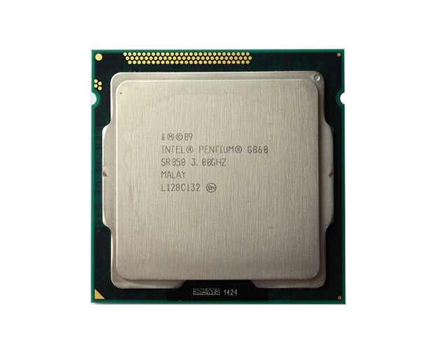 BXC80623G860 - Intel Pentium Dual Core G860 3.00GHz 5.00GT/s DMI 3MB L3 Cache Socket FCLGA1155 Desktop Processor