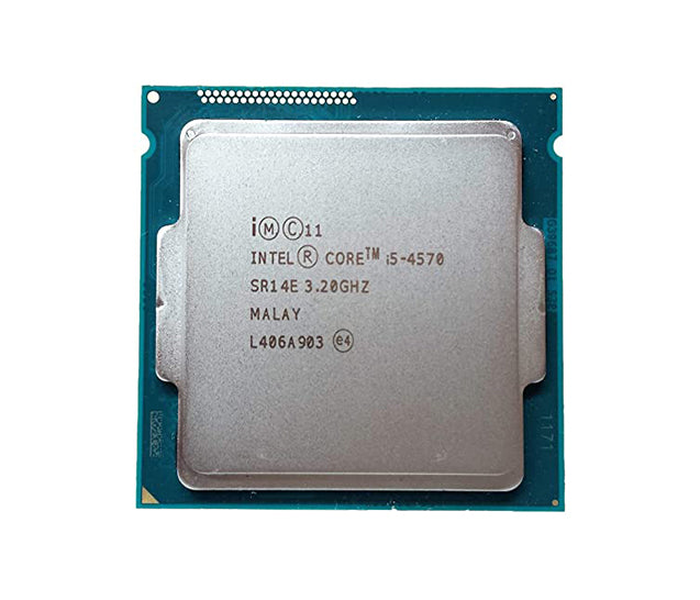 BXC80646I54570 - Intel Core i5-4570 Quad Core 3.20GHz 5.00GT/s DMI2 6MB L3 Cache Socket FCLGA1150 Desktop Processor