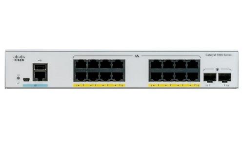 C1000-16FP-2G-L - Cisco Catalyst 1000 16P PoE+ RJ-45 L2 Managed Switch